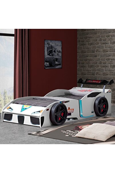 Setay Arabalı Yatak, Speedy Sandıklı Rüzgarlıklı Arabalı Yatak - Beyaz