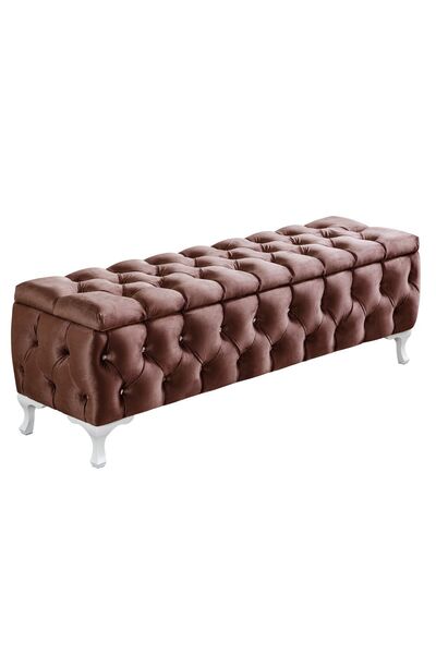 Setay Yatak Ucu Pufu, Cappy Bench, Sandıklı Ayakucu Pufu 40x50x160
