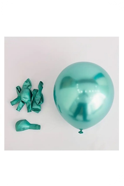 BİDOLUMUTLULUK 10 Pieces 1o Inch Chrome Balloons - Party Celebration Entertai...