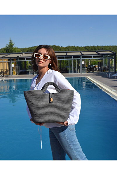 CARPELLA HOME Bohemian Style Summer Bag - Beach Bag, Decorative Bag, Washable Bag