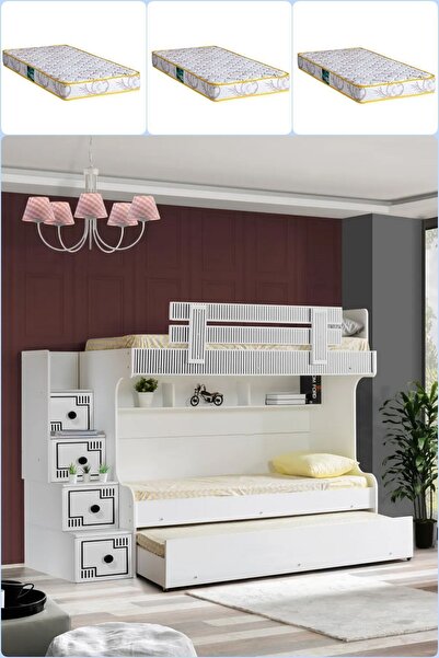 Setay Ranza, Çizgi Yavrulu Ranza 3 Adet Comfort Yatak