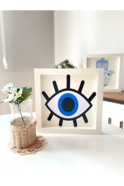 DEKORMED Wooden Eye Pattern - Tray-board-organizer