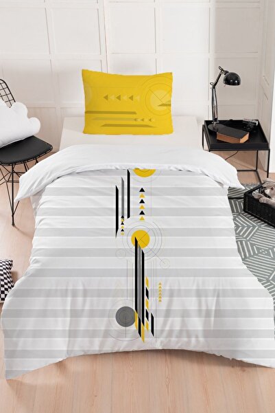 Setay Relax Genç Odası Takımı Uyumlu Dijital Baskılı Nevresim Takımı