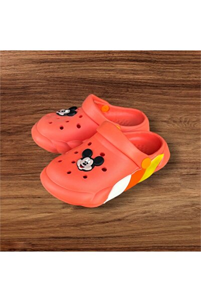AkınalBella Orange-blue Nursery Beach Pool Slippers Sandals for Boy
