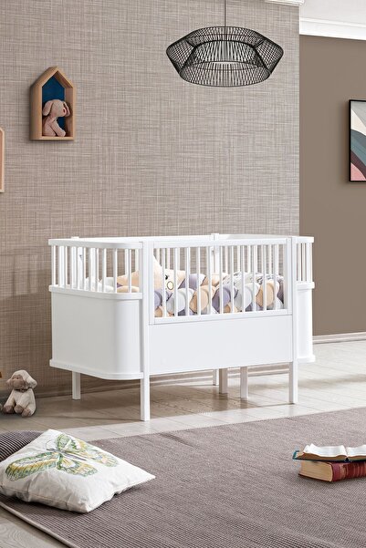 Setay MDF Beşik, Bella Büyüyen Beşik 90x120 - Bella Karyola 90x190