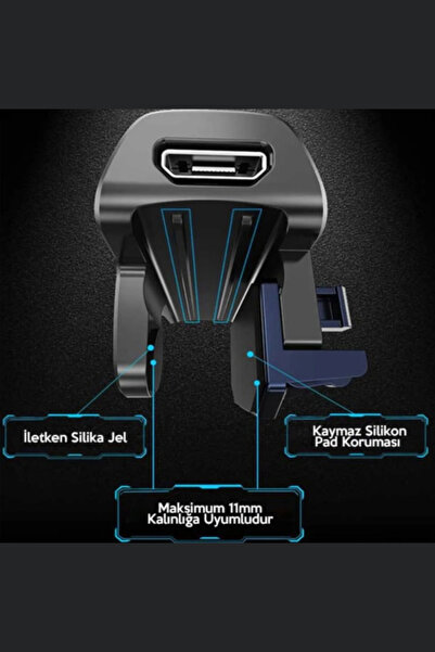 Asfal Soğutuculu Makro Tetik Parmak Eldienli Taşıma Çantalı Pubg 3 Modlu Seri Atışlı Tetik