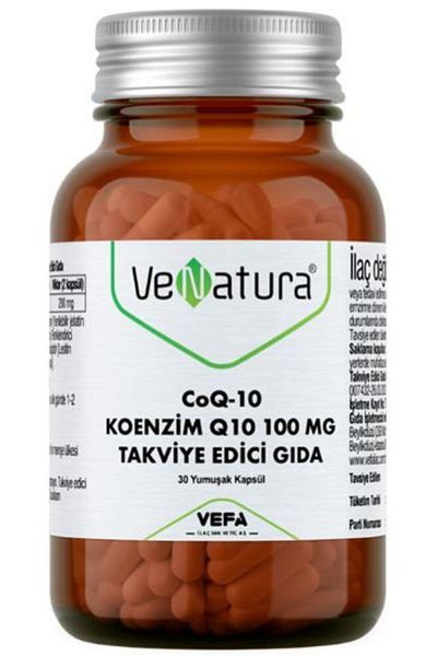 VeNatura Coq-10 Q10 Coenzyme - 100mg 30 Capsules
