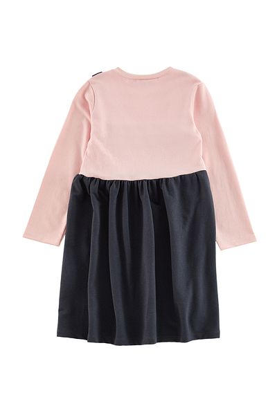 TRENDYOLKIDS Bavlněné pletené šaty – Powder Regular Print, Tkdaw25El00015