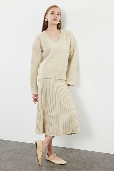 Trendyol Collection Széles formájú kő kötöttáru szett - TWOAW25AU00087