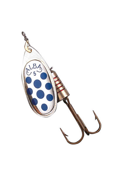 Albastar 202 Поворотна блешня Жовта-червона №:0