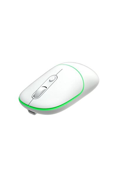 LENOVO Lecoo Ws210 Kablosuz Bluetooth Sessiz Şarjlı 1600dpi Optic Beyaz Mouse