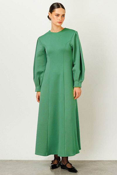 Hooopstore ΦΟΡΕΜΑ SCUBA με γιακά ντεγκραντέ - BENETTON GREEN