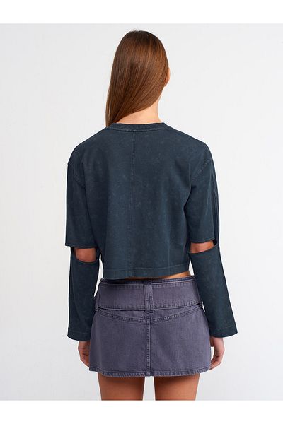 Dilvin 80342 Minifustă cu centură-Violet