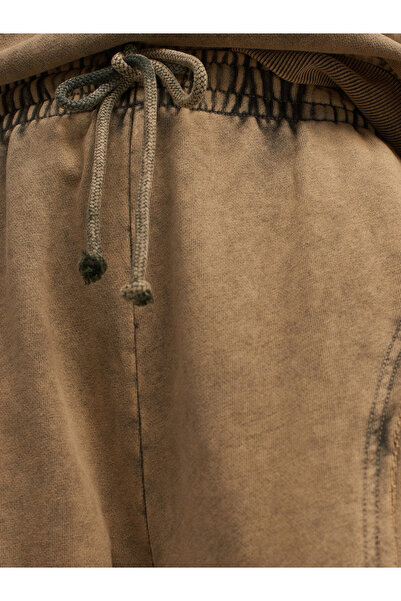 Dilvin 70472 Wash Effect Jogger-Beige