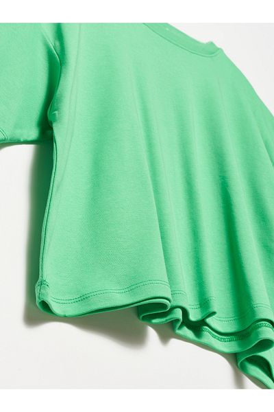 Dilvin 30119 Basic T-Shirt-green