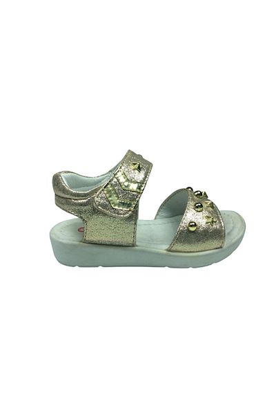 OrtopedikAL Shiny Gold Glitter 1005 Model Girl's Sandals