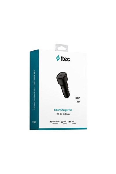Ttec Smartcharger Pd 30w Araç Hızlı Şarj Aleti 2ckp01s Siyah