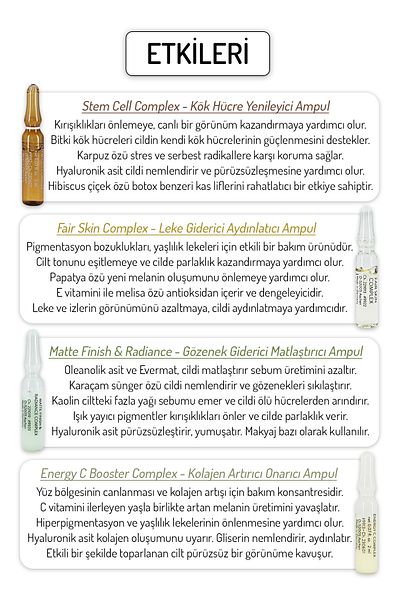 Skin Accents 8 Different Introduction Package - Skin Care Ampoule Dermaroller and Dermapen Serum