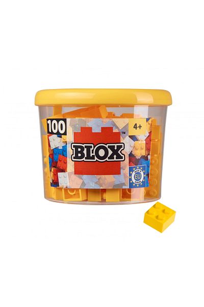 Simba Blox 100 Yellow Blocks in Box - Smb-104114110