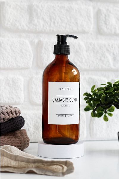 LALEZEN Special Collection Amber Bottle με Bleach Label 500 Ml