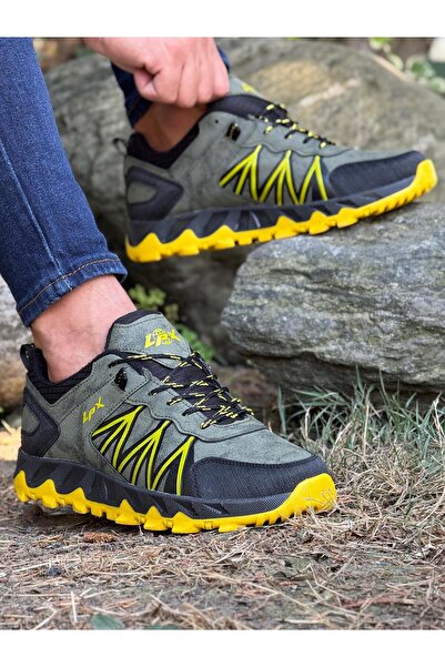 Nubbock Cizme confortabile zilnice ortopedice, verzi, impermeabile, pentru bărbați NK1046