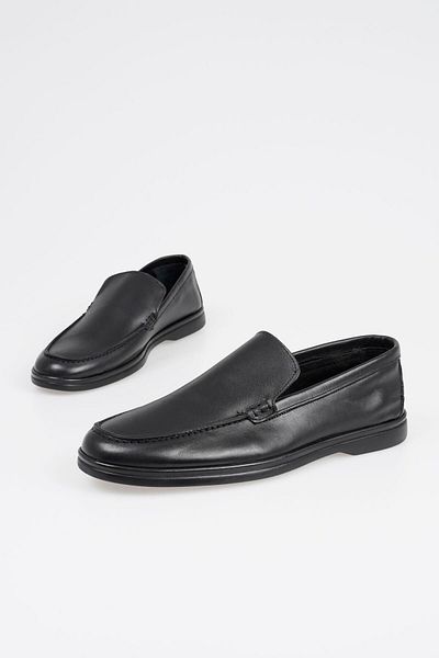 CZ London Genuine Leather Men's Classic Laceless Loafer Shoes