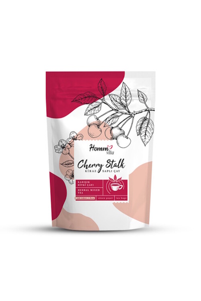 Homm Bitkisel HOMM VITA KİRAZ SAPLI KARIŞIK BİTKİ ÇAYI 60 POŞET 90GR