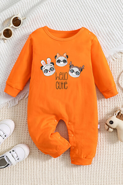 ADABEBEK Baby Rompers - Cute and Pandas Printed, Style 22365