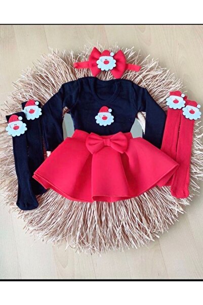 Kokosh kidss طقم تنورة عيد الميلاد للفتيات