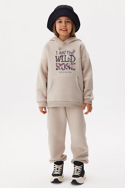MYADA New Season Premium Wild Rose Girl's Tracksuit Set - 11028
