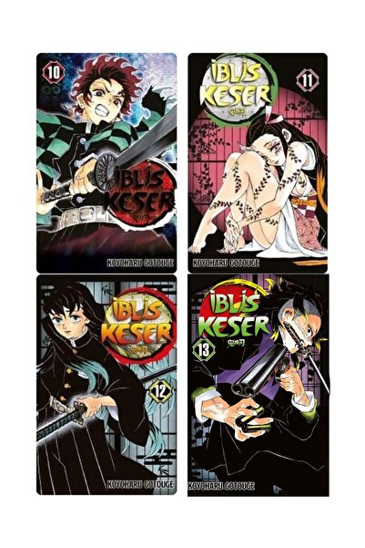 Gerekli Şeyler Yayıncılık İblis Keser 10-11-12-13 Manga Seti (4 KİTAP) / Demo...