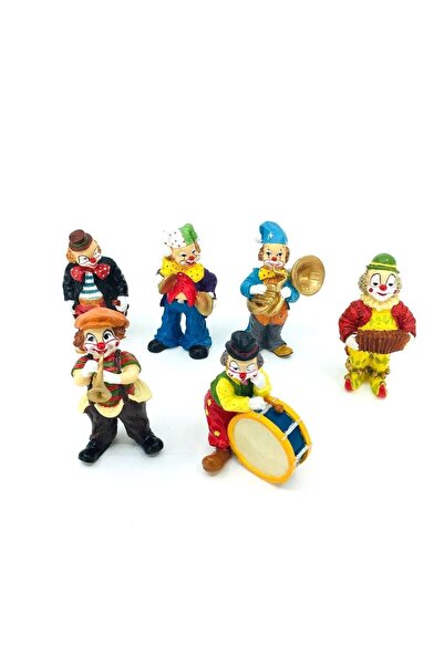 Tüterler Altı Parça Palyaço Orkestrası Biblo Set | Palyaço Biblo | Dekoratif ...