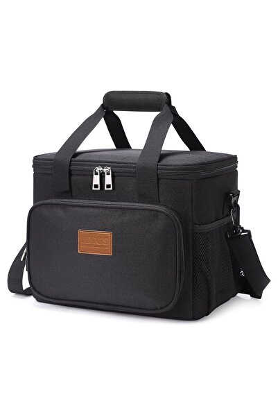 Genel Markalar Siyah Termal Çanta, Soğuk Sıcak Tutucu Beslenme Çantası, Soğut...