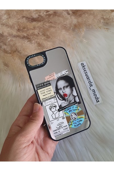 Aksesuarda Moda حافظة بنمط مرآة متوافقة مع هاتف IPHONE 7 - 8 - SE