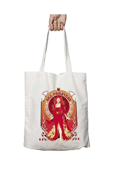 ART HEDİYE ميليساندر ريد برينسيس - حقيبة كتف تدوم طويلاً وقابلة للغسل على الج...