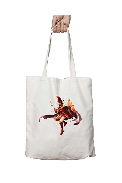 ART HEDİYE Lol Leona Washable Shoulder Tote Bag - for Beach and School