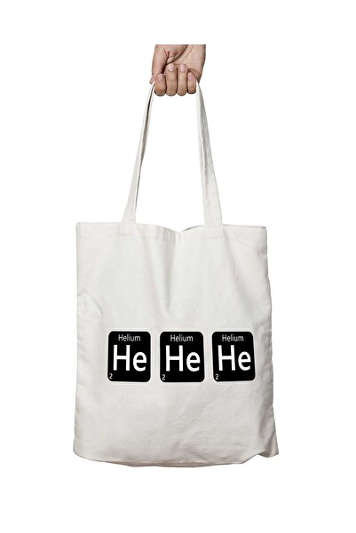ART HEDİYE حقيبة كتف مدرسية للشاطئ من نوع Periodic Table Hehehe ذات وجهين وقا...