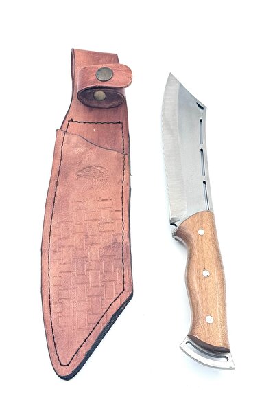 Nokta Outdoor SATIR MODEL AV BIÇAK BÜYÜK BOY  30 CM HEDİYE VAKET DERİ KILIFLI