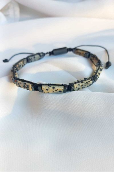 ZeynDesign Men's Jasper Natural Stone Bracelet