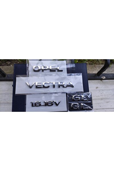 Genel Markalar OPEL VECTRA 1.6_16V BAGAJ YAZISI VECTRA B LOGO GL KAPI YAZISI 1995 uyumlu VECTRA B GL set A KALİTE