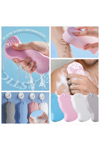 Coco Life Magic Baby Sponge - Shower Bath Body Dirt Removal, Soft in Water
