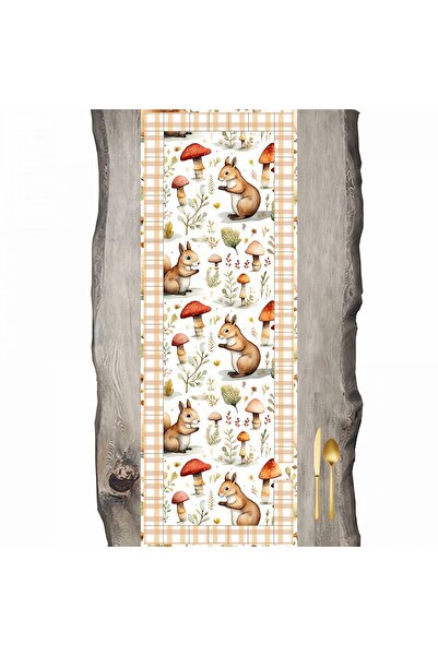 Sister Home Design Sincap Ve sonbahar Mantar Desen Ranır - Runner