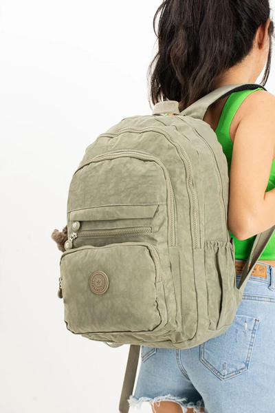 Lifonbag Σχολικό σακίδιο πλάτης μεσαίου μεγέθους, εξαιρετικά ελαφρύ, με πολλέ...