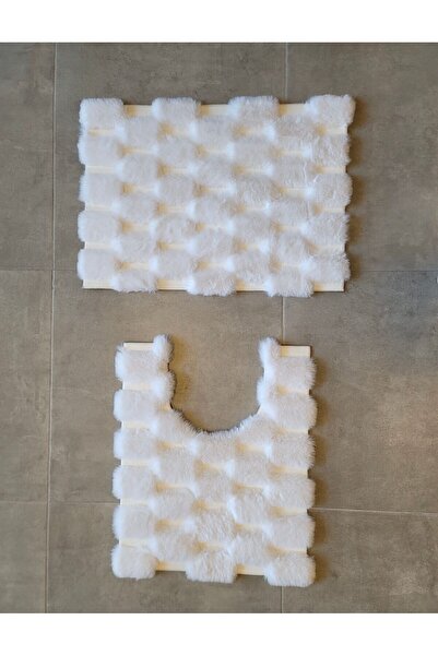 Tasarım ESTERHOMEDECOR Σετ 2 Πατάκια Μπάνιου Σχεδιασμού - 80*120 50*80εκ.