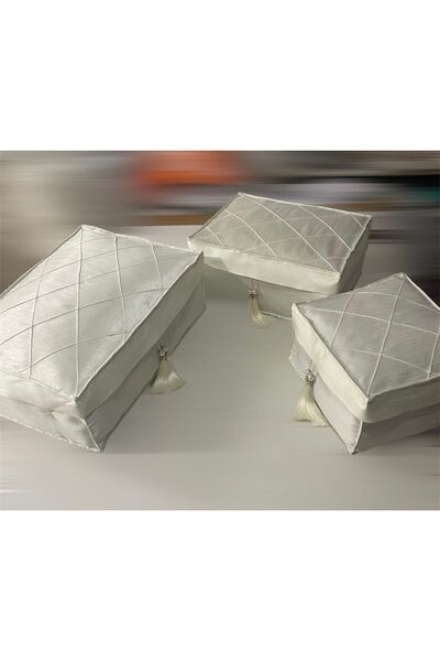 ÇEYİZAL Hurç Seti ( Üçlü Takım) Nervürlü