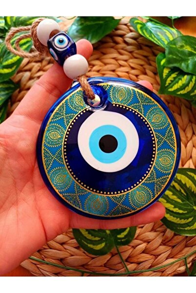 ella'nın çarşısı نمط 7 سم - خرزة عين الشر الزجاجية المعلقة، مصنوعة يدويًا وتز...