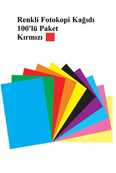 Masis KarmaOfis Kırmızı Fotokopi Kağıdı 100'lü
