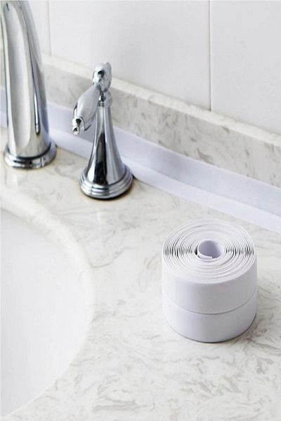 Camellia Boutique Waterproof Tape Kitchen Sink Toilet Seat Shower Cabin Joint Wall Tape Window Insulation Tape