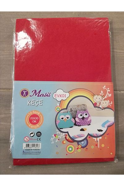 Masis Felt 10 Color Mixed 20x30 Cm