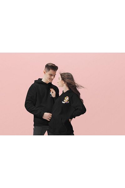 swOzz 2 Bugs Buny & Lola Buny Printed Sweatshirts